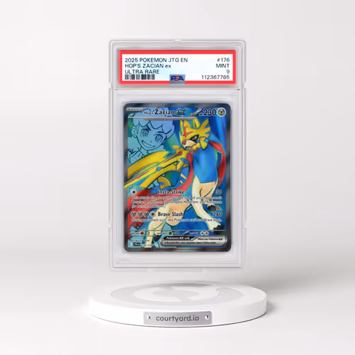 2025 Pokémon Jtg EN-Journey Together #176 Hop's Zacian EX - Holo Ultra Rare (PSA 9 MINT)