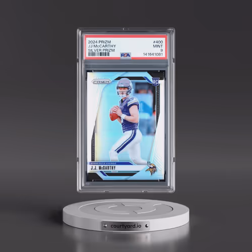 2024 Panini Prizm #400 JJ McCarthy - Silver Prizm (PSA 9 MINT)