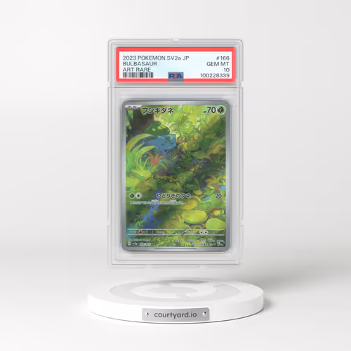2023 Pokémon Sv2a-Pokemon 151 #166 Bulbasaur - Art Rare (PSA 10 GEM MINT)