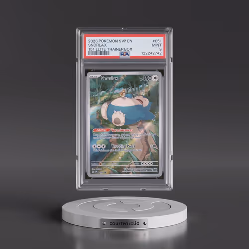 2023 Pokémon Svp EN-SV Black Star Promo #051 Snorlax - 151 Elite Trainer Box (PSA 9 MINT)