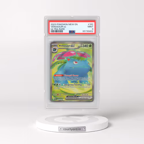 2023 Pokémon Mew EN-151 #182 Venusaur EX - Holo Ultra Rare (PSA 9 MINT)