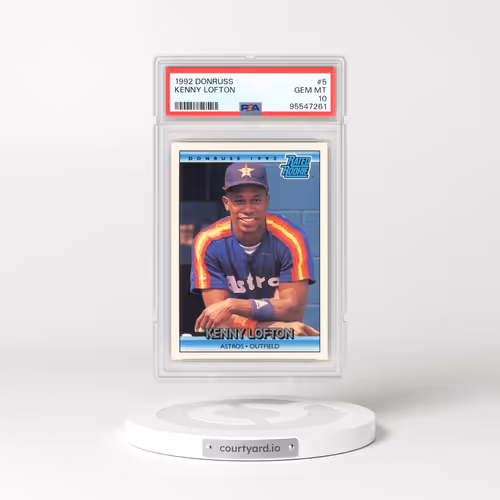 1992 Donruss #5 Kenny Lofton (PSA 10 GEM MINT)