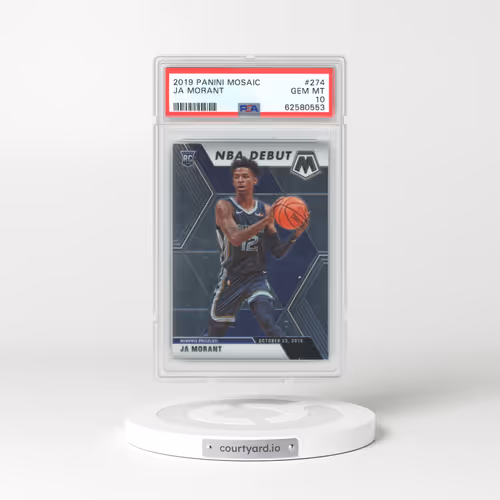 2019 Panini Mosaic #274 Ja Morant (PSA 10 GEM MINT)