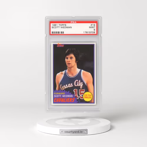 1981 Topps #19 Scott Wedman (PSA 9 MINT)