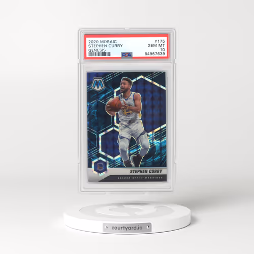 2020 Panini Mosaic #175 Stephen Curry - Genesis (PSA 10 GEM MINT)