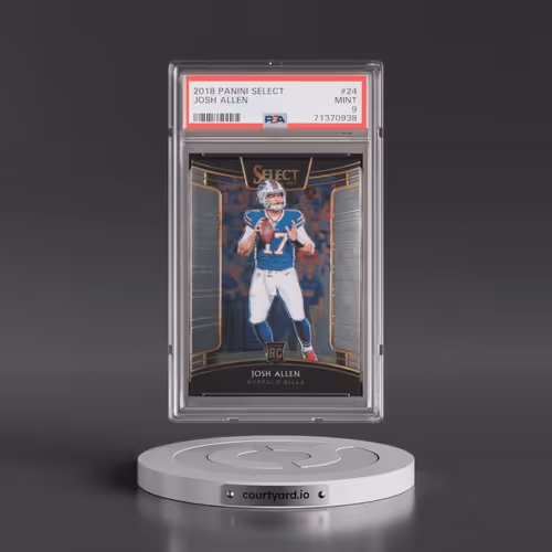 2018 Panini Select #24 Josh Allen (PSA 9 MINT)