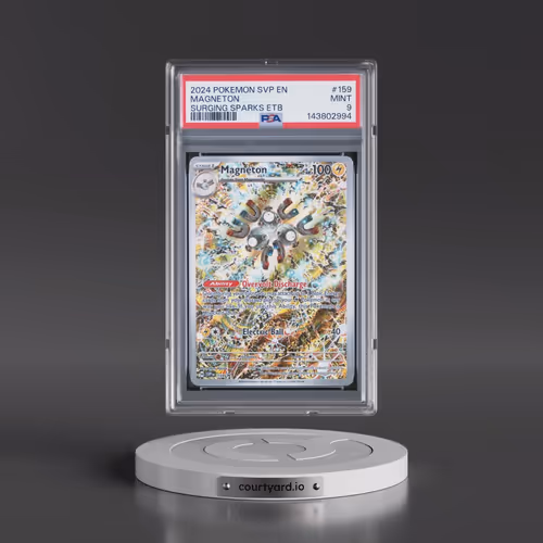 2024 Pokémon Svp EN-SV Black Star Promo #159 Magneton - Surging Sparks Elite Trainer Box (PSA 9 MINT