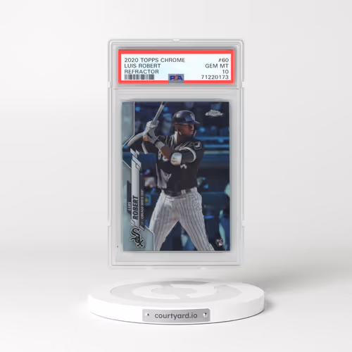 2020 Topps Chrome #60 Luis Robert - Refractor (PSA 10 GEM MINT)