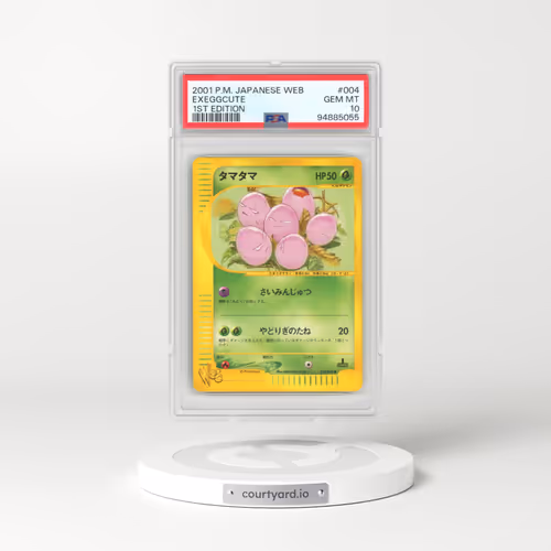 2001 Pokémon Web #004 Exeggcute - 1st Edition (PSA 10 GEM MINT)