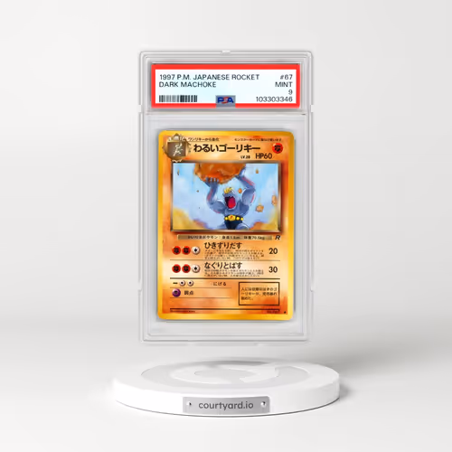 1997 Pokémon Rocket #67 Dark Machoke (PSA 9 MINT)