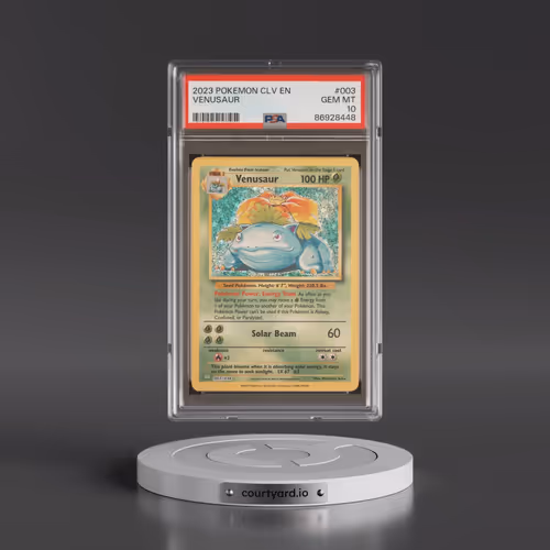 2023 Pokémon CLV-Trading Card Game Classic Venusaur & Lugia EX Deck #003 Venusaur (PSA 10 GEM MINT)
