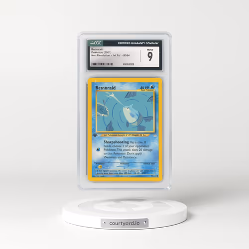 2001 Neo Revelation #50/64 Remoraid - 1st Edition (CGC 9 MINT)