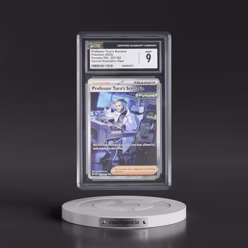 2023 Paradox Rift - PAR EN #257/182 Professor Turo's Scenario - Special Illustration Rare (CGC 9 MIN
