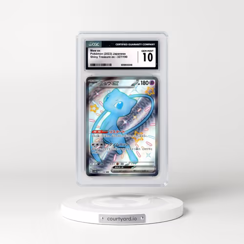2023 Shiny Treasure ex #327/190 Mew ex - Ssr (CGC 10 GEM MINT)