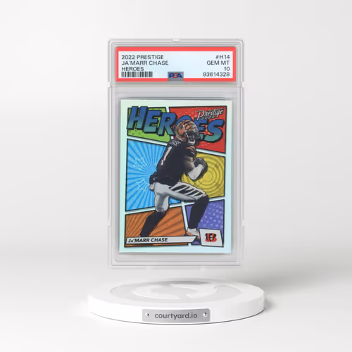 2022 Panini Prestige Heroes #H14 JA'Marr Chase (PSA 10 GEM MINT)