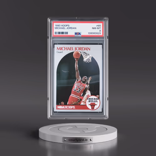 1990 Hoops #65 Michael Jordan (PSA 8 NM-MT)