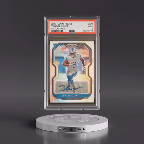 2020 Panini Prizm #358 D'Andre Swift - Autograph (PSA 9 MINT)