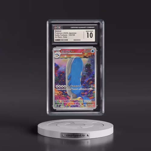 2025 Battle Partners - sv9 #103/100 Wailord - Art Rare Holo (CGC 10 GEM MINT)