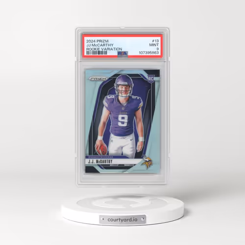 2024 Panini Prizm Rookie Variation #13 JJ McCarthy (PSA 9 MINT)