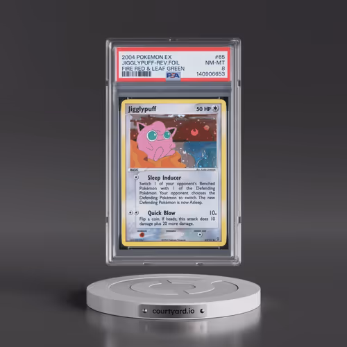 2004 Pokémon EX Fire Red & Leaf Green #65 Jigglypuff - Reverse Foil (PSA 8 NM-MT)