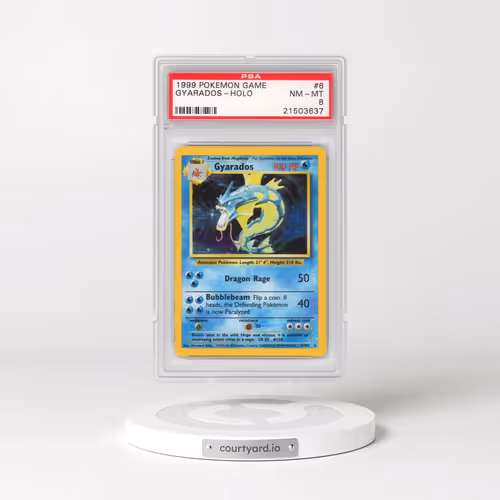 1999 Pokémon Game #6 Gyarados - Holo (PSA 8 NM-MT)