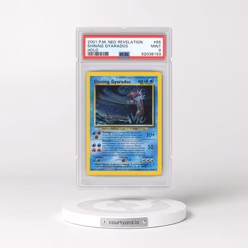2001 Pokémon Neo Revelation #65 Shining Gyarados - Holo Holo (PSA 9 MINT)