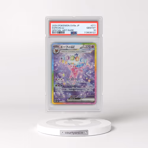 2024 Pokémon Sv8a-Terastal Fest EX #211 Espeon EX - Holo Special Art Rare (PSA 10 GEM MINT)