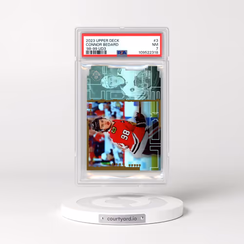 2023 Upper Deck Extended Series 1998-99 UD3 #3 Connor Bedard (PSA 7 NM)