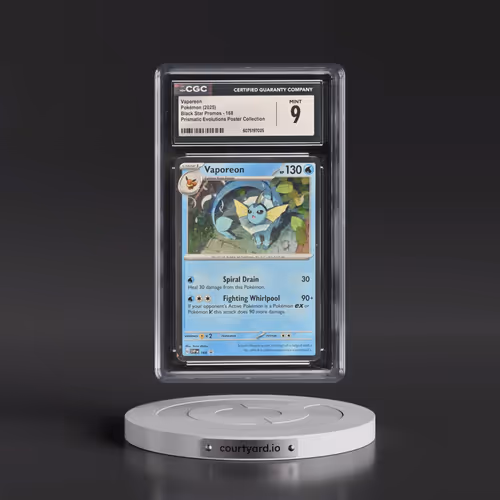2023 Black Star Promos - Scarlet & Violet SVP EN #168 Vaporeon - Prismatic Evolutions Poster Collect