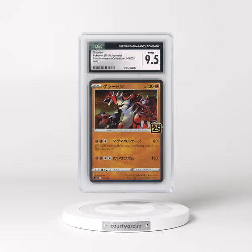 2021 25th Anniversary Collection #006/028 Groudon - Holo (CGC 9.5 MINT+)