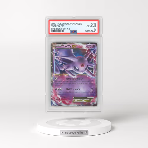 2017 Pokémon the Best of XY #045 Espeon EX - Holo (PSA 10 GEM MINT)