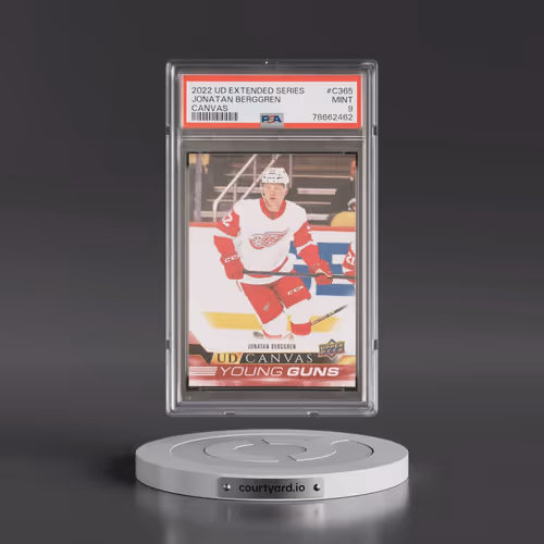 2022 Upper Deck UD Canvas #C365 Jonatan Berggren (PSA 9 MINT)