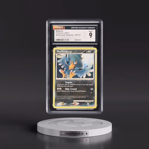 2007 Mysterious Treasures #90/123 Murkrow (CGC 9 MINT)