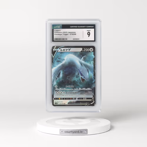 2022 Paradigm Trigger #079/098 Lugia V - Holo (CGC 9 MINT)