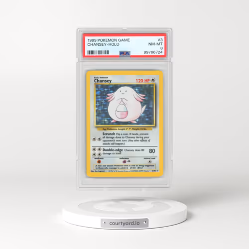 1999 Pokémon Game #3 Chansey - Holo (PSA 8 NM-MT)