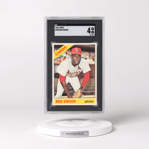 1966 Topps #320 Bob Gibson (SGC 4 VG-EX)