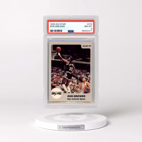 1983-84 Star #243 Ron Brewer (PSA 8 NM-MT)