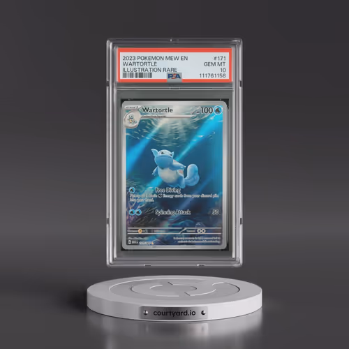 2023 Pokémon Mew EN-151 #171 Wartortle - Illustration Rare (PSA 10 GEM MINT)