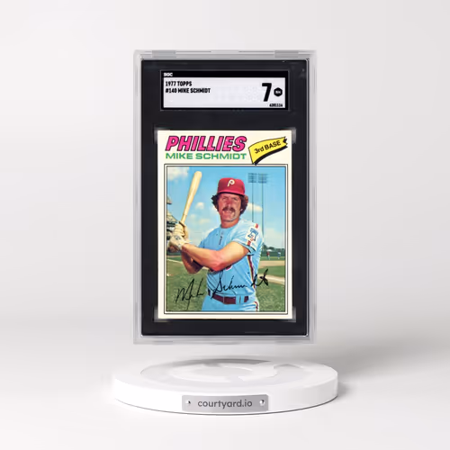 1977 Topps #140 Mike Schmidt (SGC 7 NM)