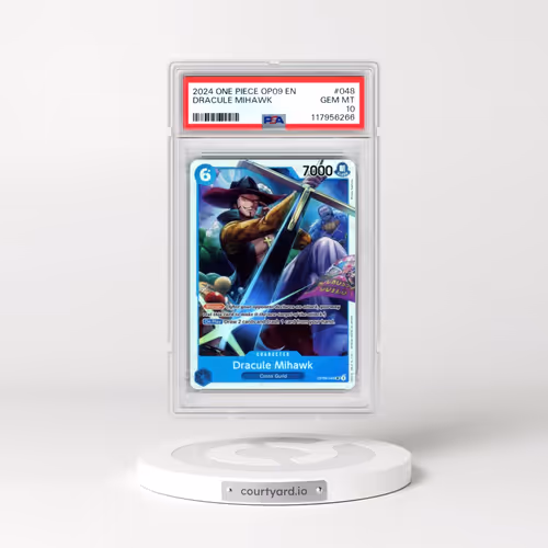 2024 One Piece OP09-Emperors in the New World #048 Dracule Mihawk (PSA 10 GEM MINT)