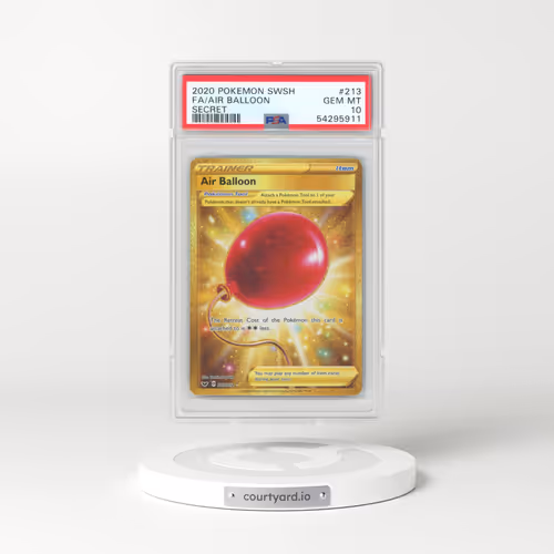 2020 Pokémon Sword & Shield #213 Air Balloon - Full Art Secret (PSA 10 GEM MINT)