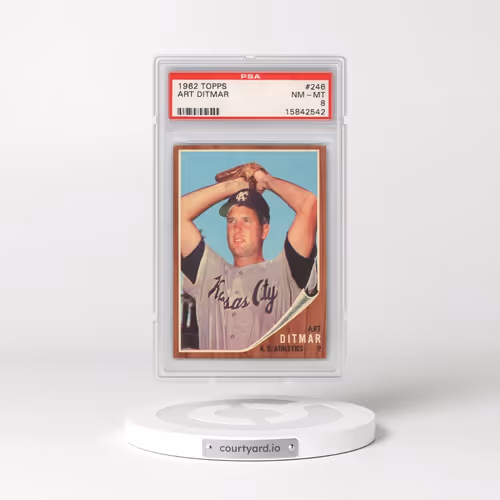 1962 Topps #246 Art Ditmar (PSA 8 NM-MT)