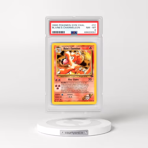 2000 Pokémon Gym Challenge #31 Blaine's Charmeleon (PSA 8 NM-MT)