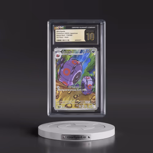 2025 Black Bolt - sv11B #139/086 Whirlipede - Art Rare Holo (CGC 10 PRISTINE)