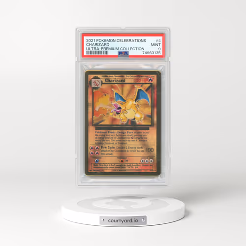 2021 Celebrations - Classic Collection #4 Charizard - Gold Metal - Celebrations Ultra-Premium Collection (PSA 9 MINT)