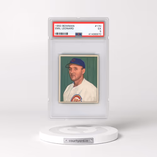 1950 Bowman #170 Emil Leonard (PSA 5 EX)