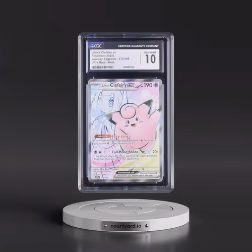 2025 Pokémon Jtg EN-Journey Together #173 Lillie's Clefairy EX - Holo Ultra Rare (CGC 10 GEM MINT)