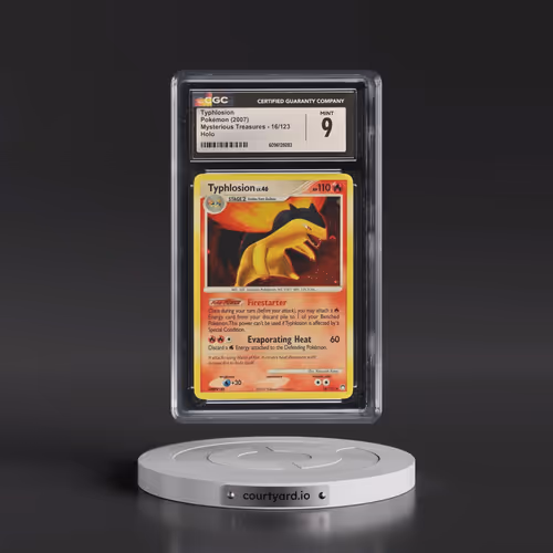 2007 Pokémon Diamond & Pearl Mysterious Treasures #16 Typhlosion - Holo (CGC 9 MINT)