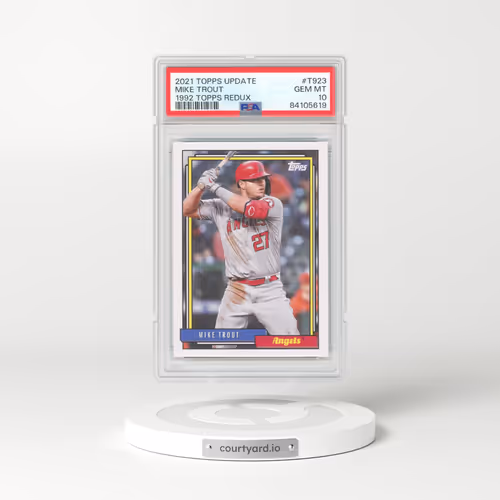 2021 Topps Update 1992 Topps Redux #T923 Mike Trout (PSA 10 GEM MINT)