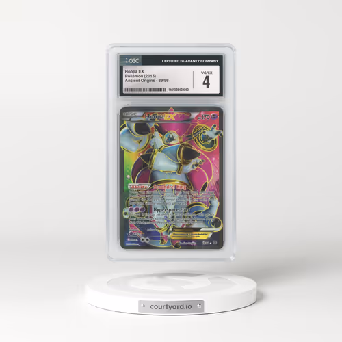2015 Ancient Origins #89/98 Hoopa EX - Ultra Rare Holo (CGC 4 VG-EX)